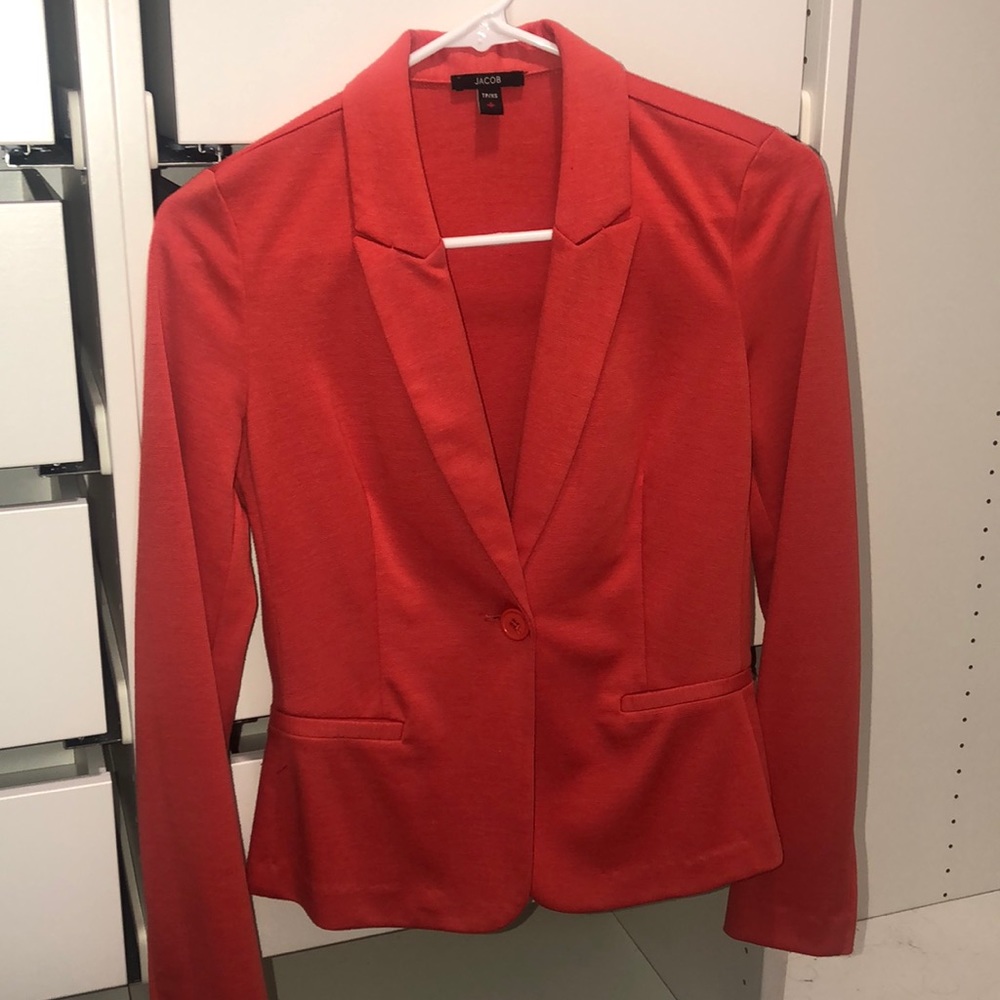 Orange business blazer